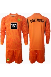 Borussia Dortmund Keeper Babyklær Tredje Fotballdrakt til barn 2024-25 Lange ermer (+ Korte bukser)